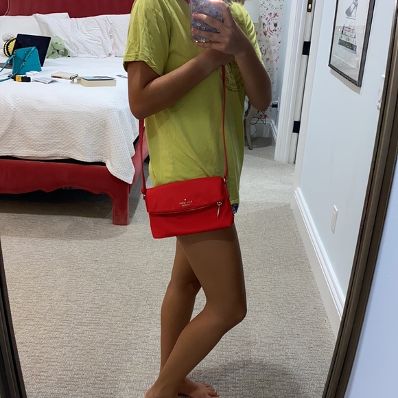 Authentic Kate Spade Red Crossbody - Picture 8 of 9